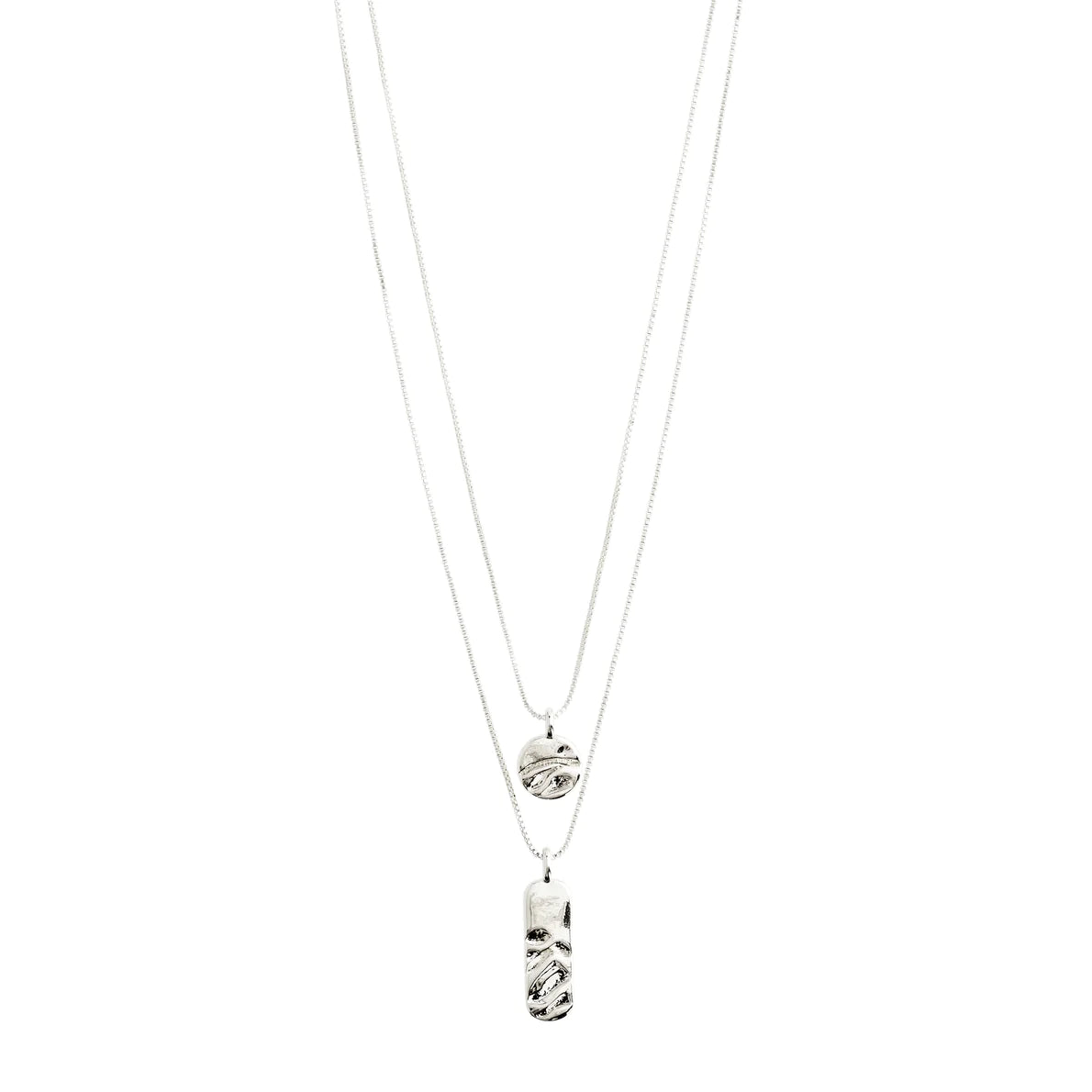 Blink Silver Plated 2-in-1 Necklace