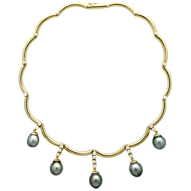 Necklace-South Sea Pearl and Diamond