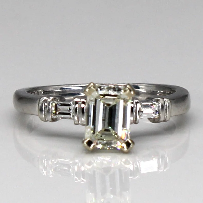 Three Stone Diamond Ring | 0.91ctw | SZ 5 |