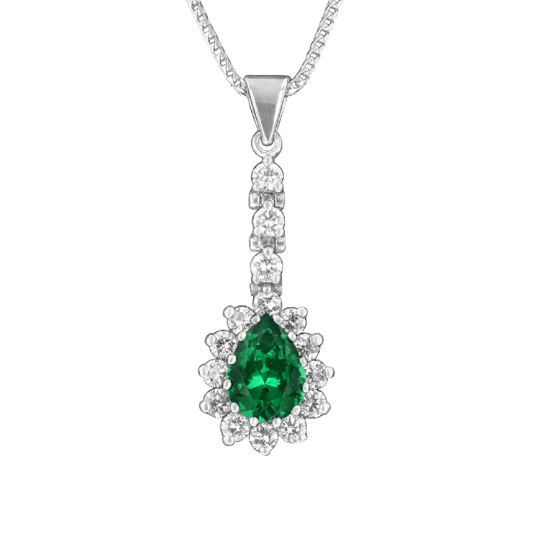 Tsavorite Garnet Necklace, 1.77 carats