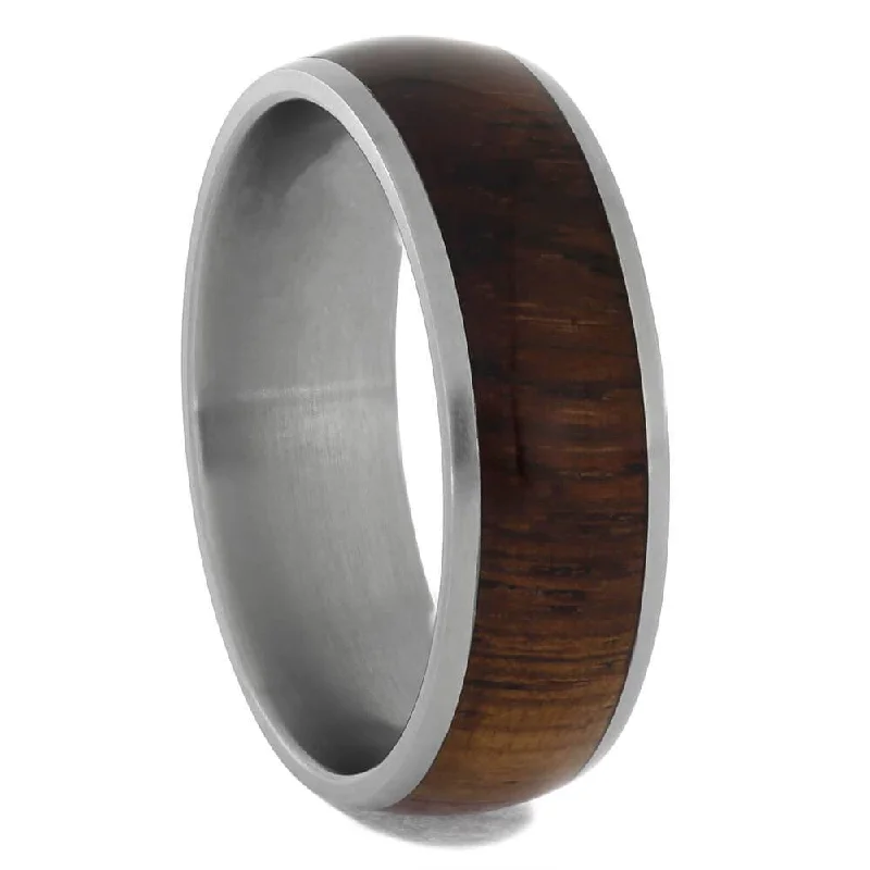 Exotic Rosewood Ring for Men