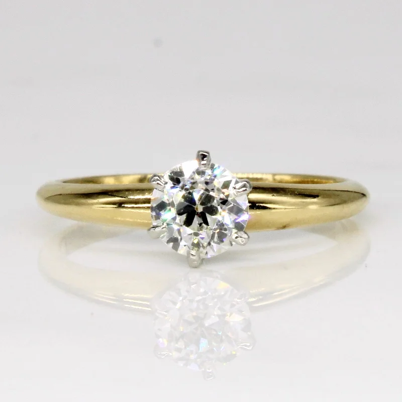 Old European Cut Diamond Ring | 0.51ct | SZ 5.25 |