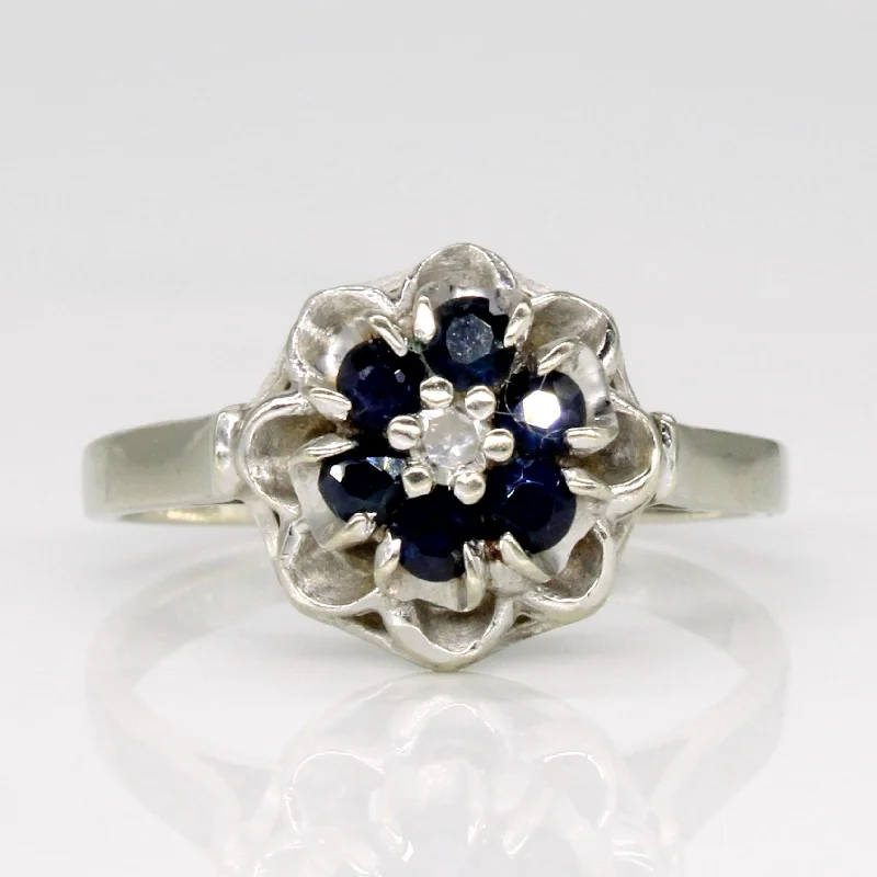 Sapphire & Diamond Ring | 0.24ctw, 0.04ctw | SZ 5.25 |