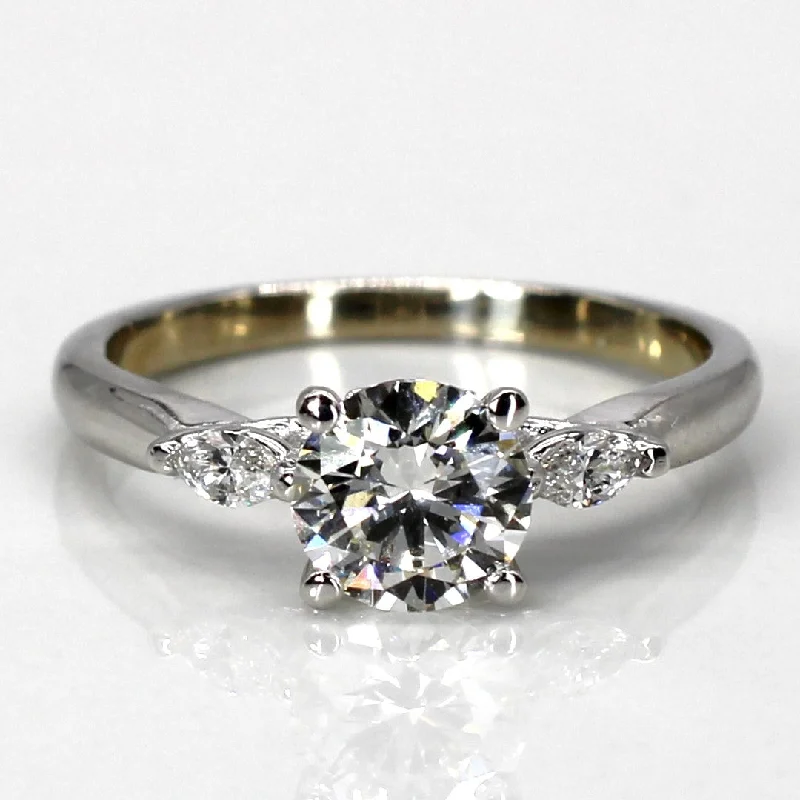 Three Stone Diamond Engagement Ring | 1.24ctw VS2 I | SZ 7.25 |