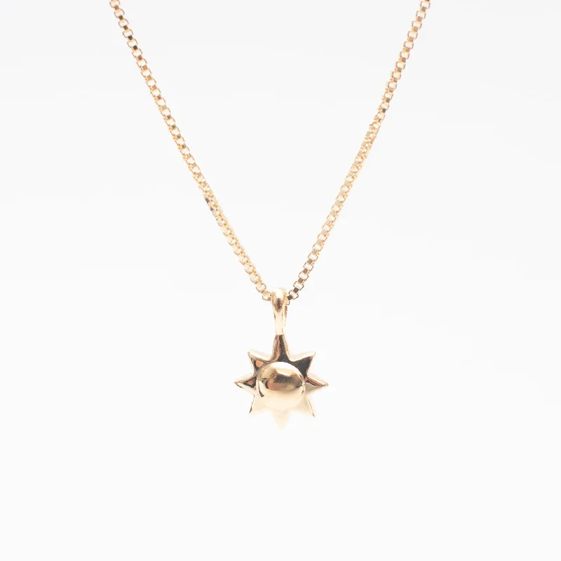 Gold Vermeil Little Sun Necklace