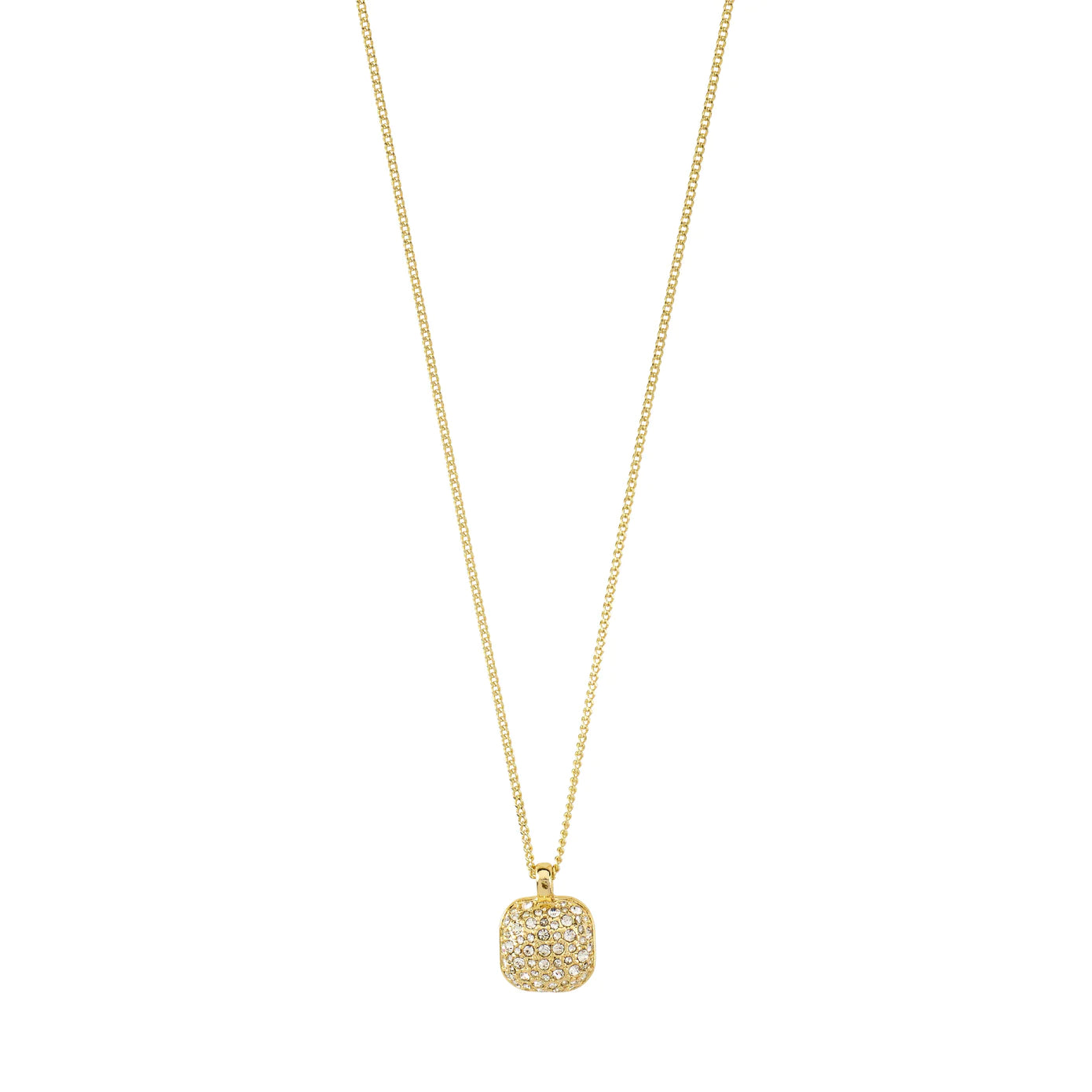 Cindy Gold Plated Crystal Necklace