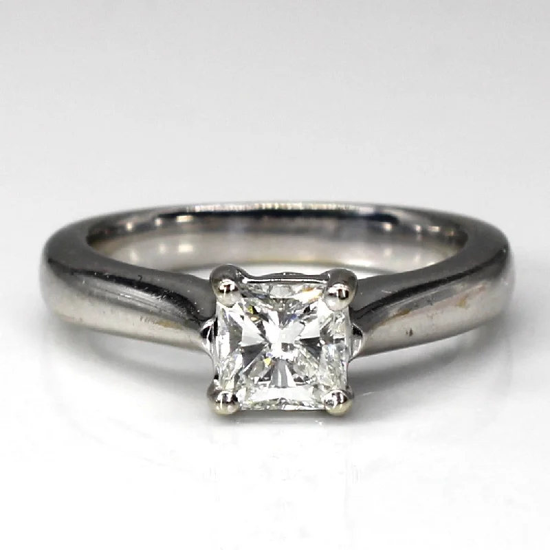 Prong Set Princess Diamond Ring | 0.77ctw SI2 I | SZ 5 |