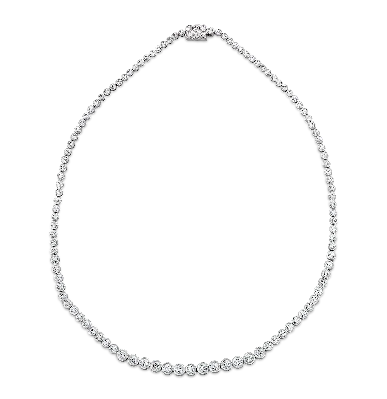 Diamond Riviera Necklace, 8.23 Carats