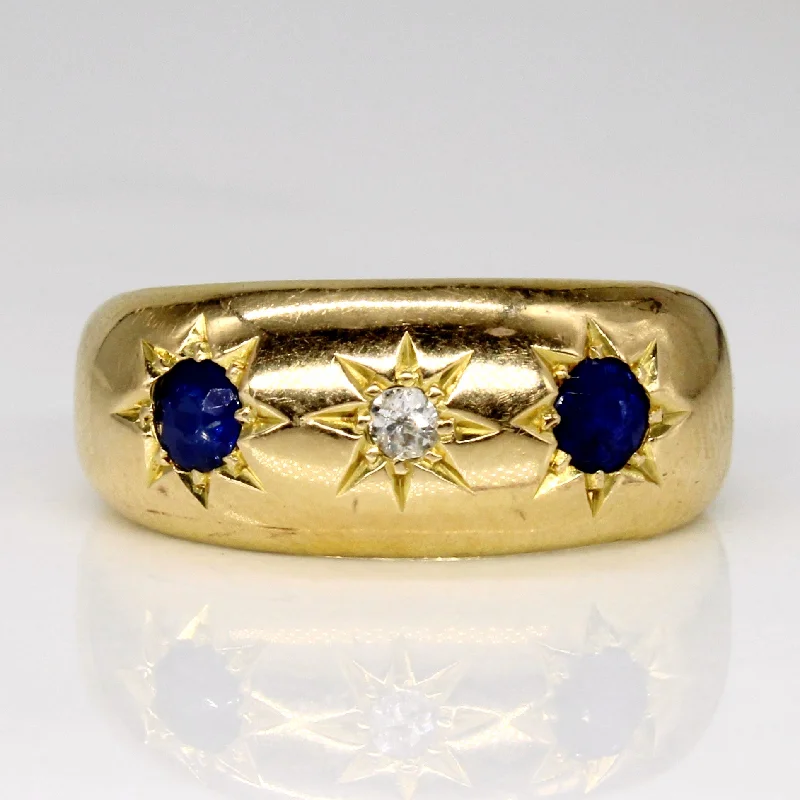 Edwardian 1906 Chester Sapphire & Diamond Ring | 0.25ctw, 0.04ct | SZ 5 |