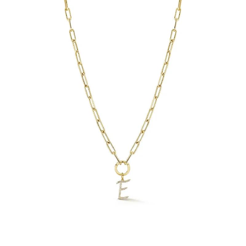 Lola Enhanced Jumbo Initial Chain Necklace