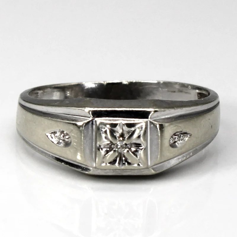 Claw Set Diamond Ring |0.02ct |SZ 10 |