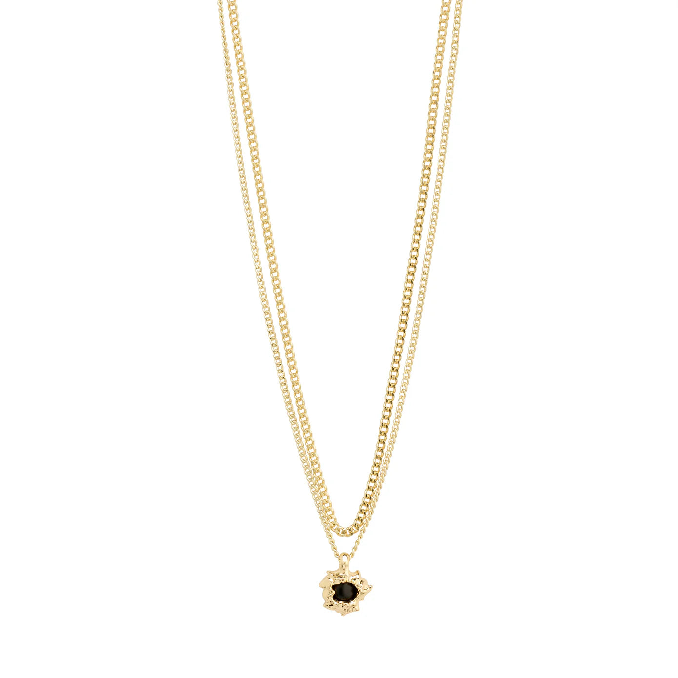 Act Gold Plated Agate Necklace