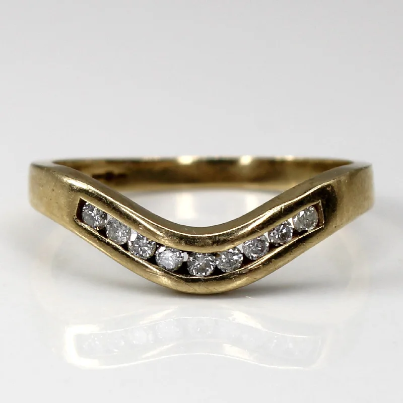 Channel Set Diamond Band | 0.15ctw | SZ 6.5 |