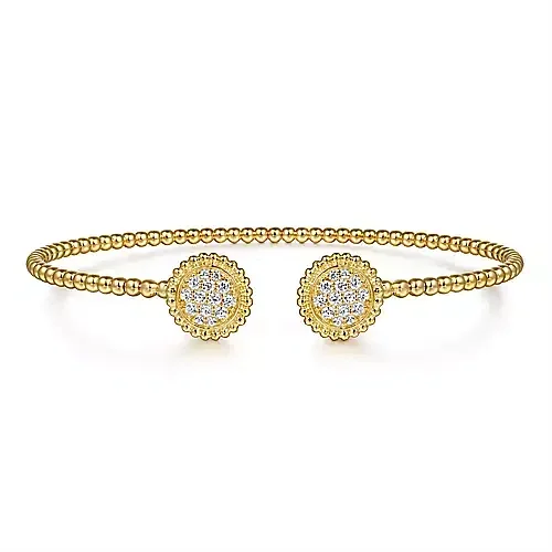 Gabriel & Co Diamond Pave Bujukan Bangle