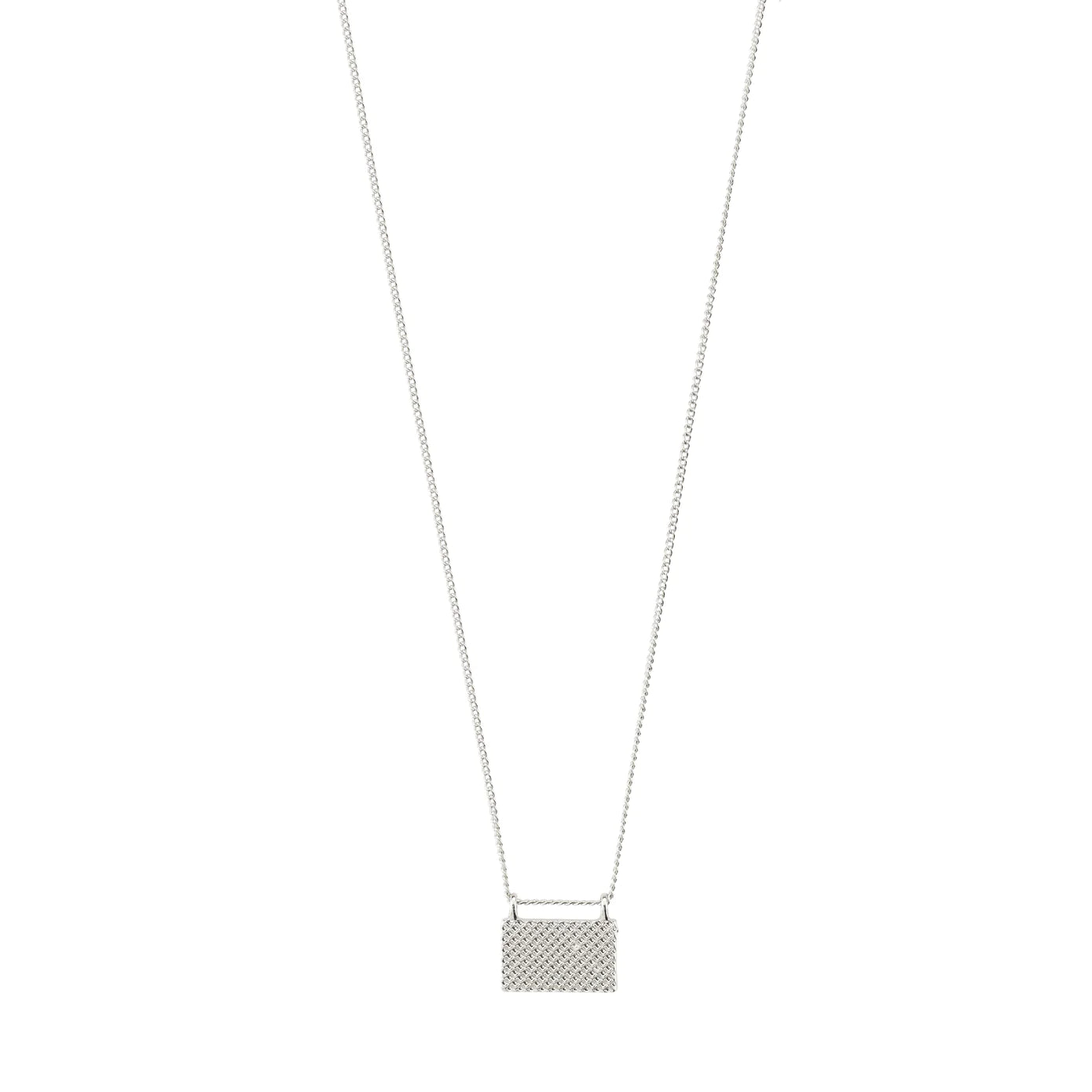 Pulse Silver Plated Necklace