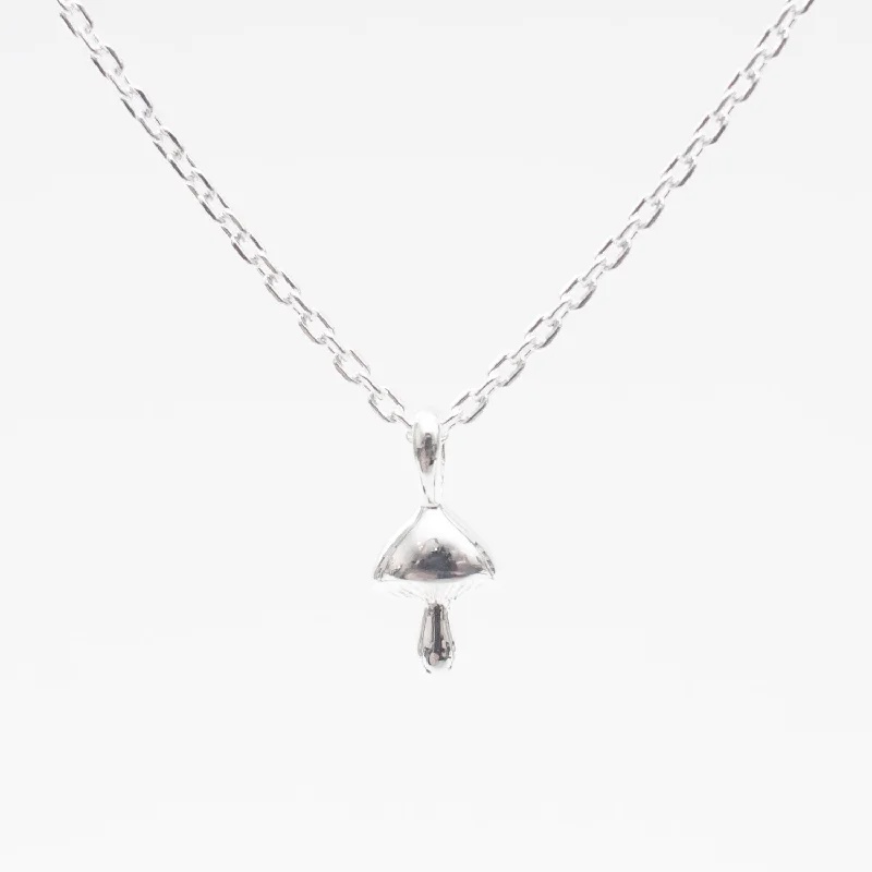 Silver Little Shroom Necklace