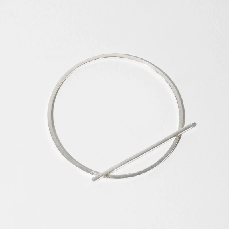 Embrace Bangle - Sterling Silver