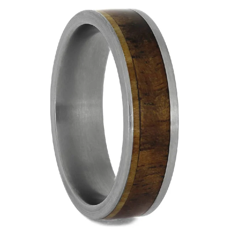 Walnut & Aspen Wood Ring