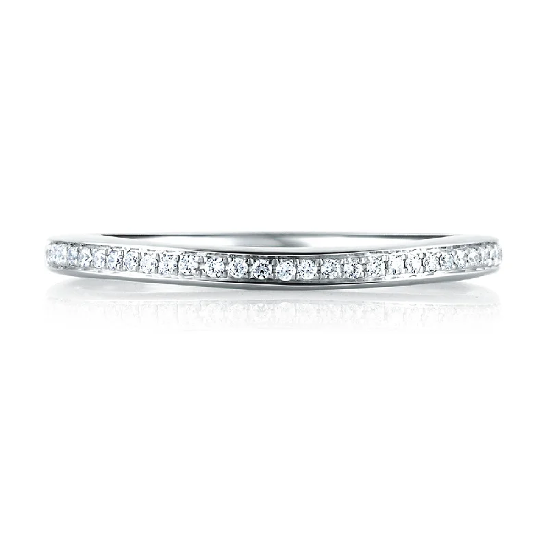 A.Jaffe Signature French Pave Diamond Wedding Band MRS336/13