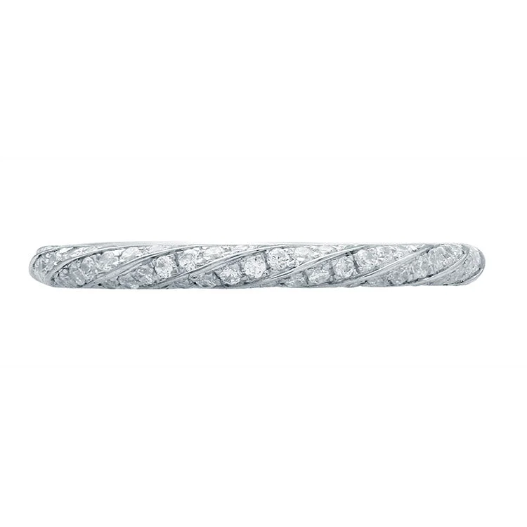 A. Jaffe Signature Twist Diamond Wedding Band MRS820/33