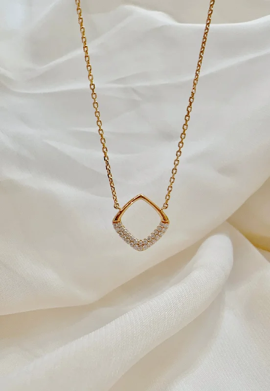 Silence - Rose Gold Necklace