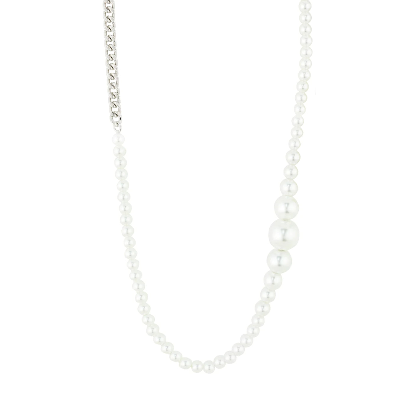 Relando Silver Plated Pearl Necklace