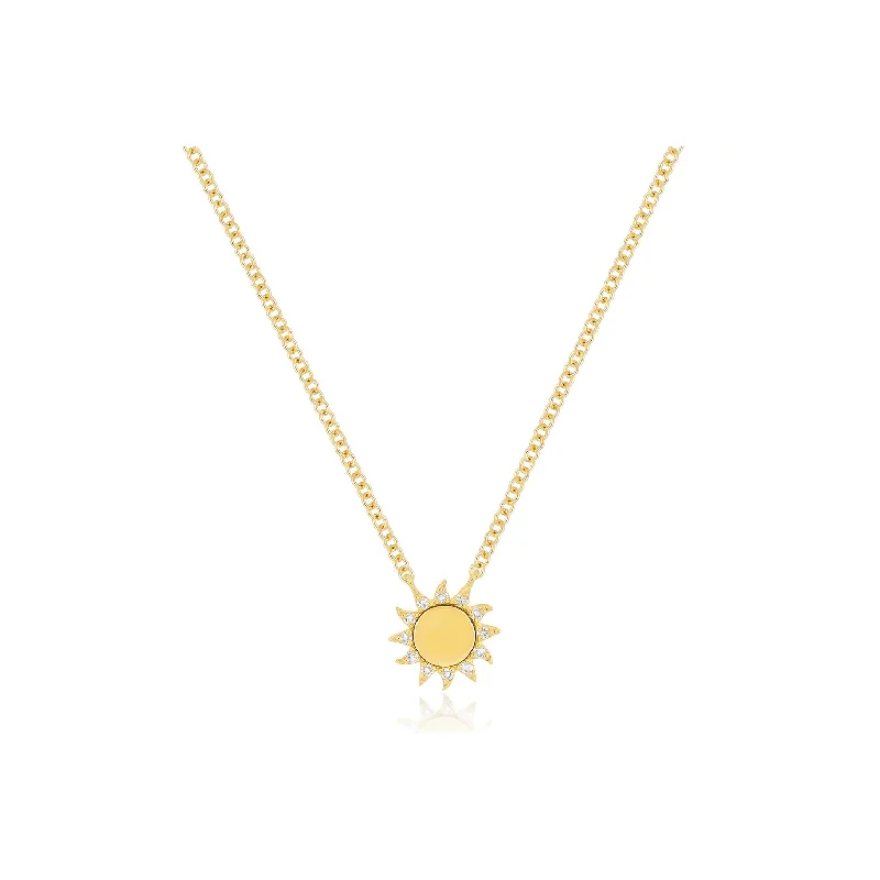 You Are My Sunshine Diamond Necklace