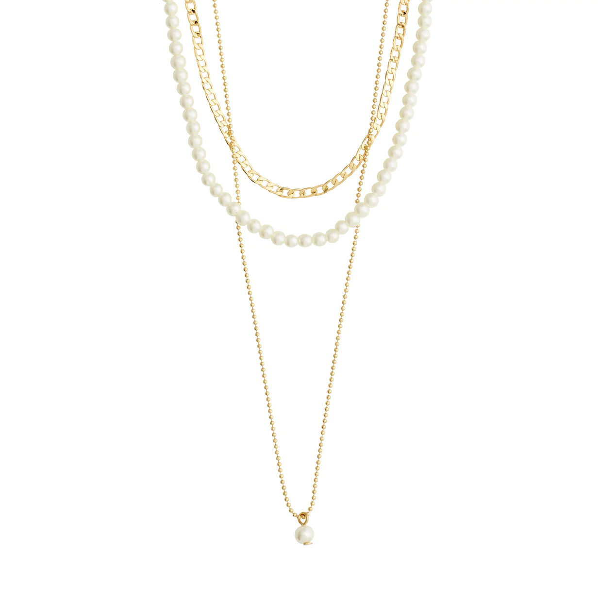 Baker Gold Plated 3-in-1 Necklace Set