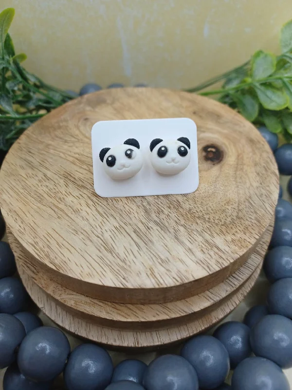 Panda Earrings