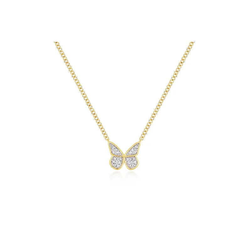 Diamond Flutter Necklace