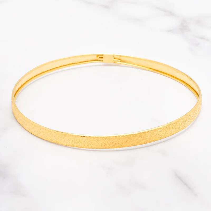 Victoria Townsend Gold over Sterling Silver Tri-color Bangle