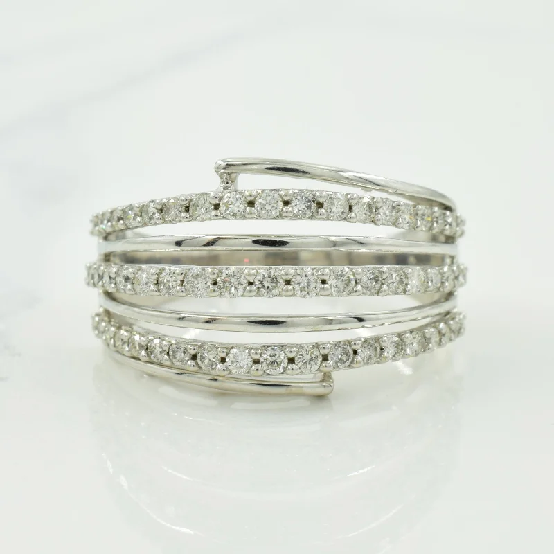 Pave Set Diamond Ring | 0.90ctw | SZ 9.25 |