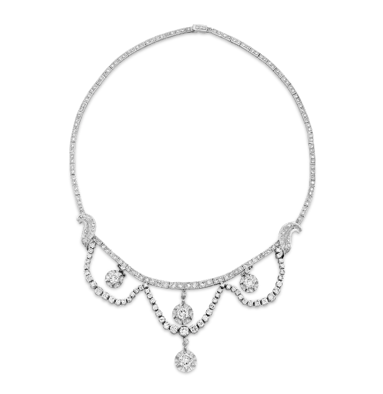 Diamond Necklace, 8.80 carats