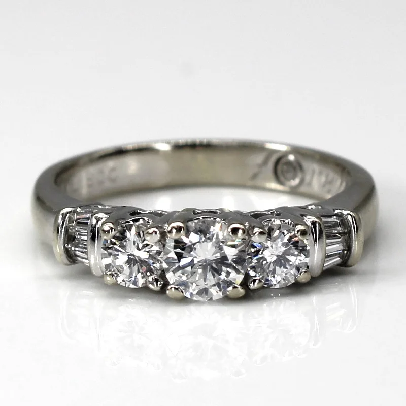 Prong Set Multi Diamond Ring | 0.69ctw | SZ 5.5 |