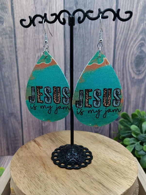 Jesus is my Jam Earrings