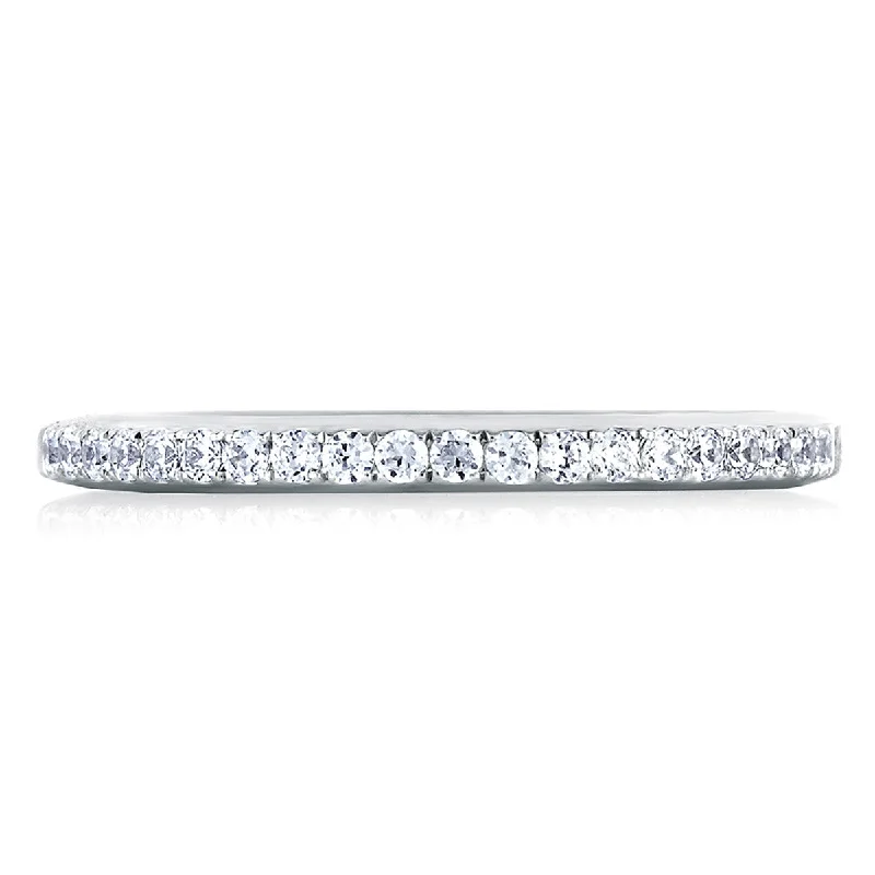 A. Jaffe Classic Pave Set Diamond Wedding Band MR1533/25