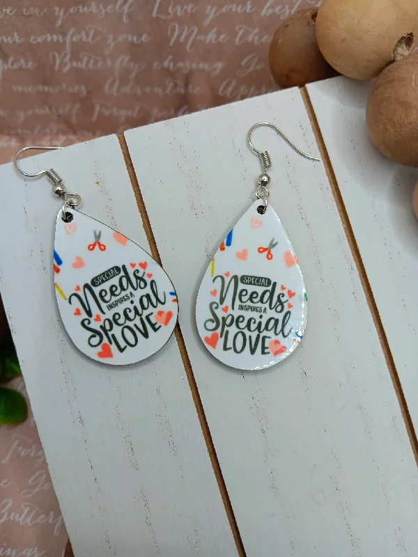 Special Needs Inspires a Special Love Earrings