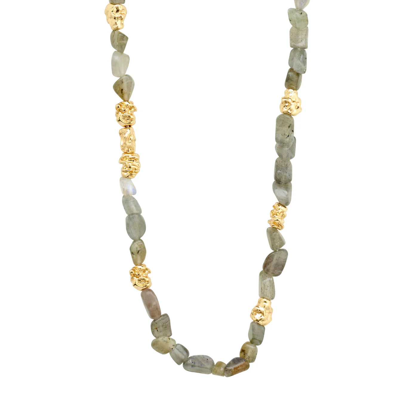 Trust Gold Plated Labradorite Necklace