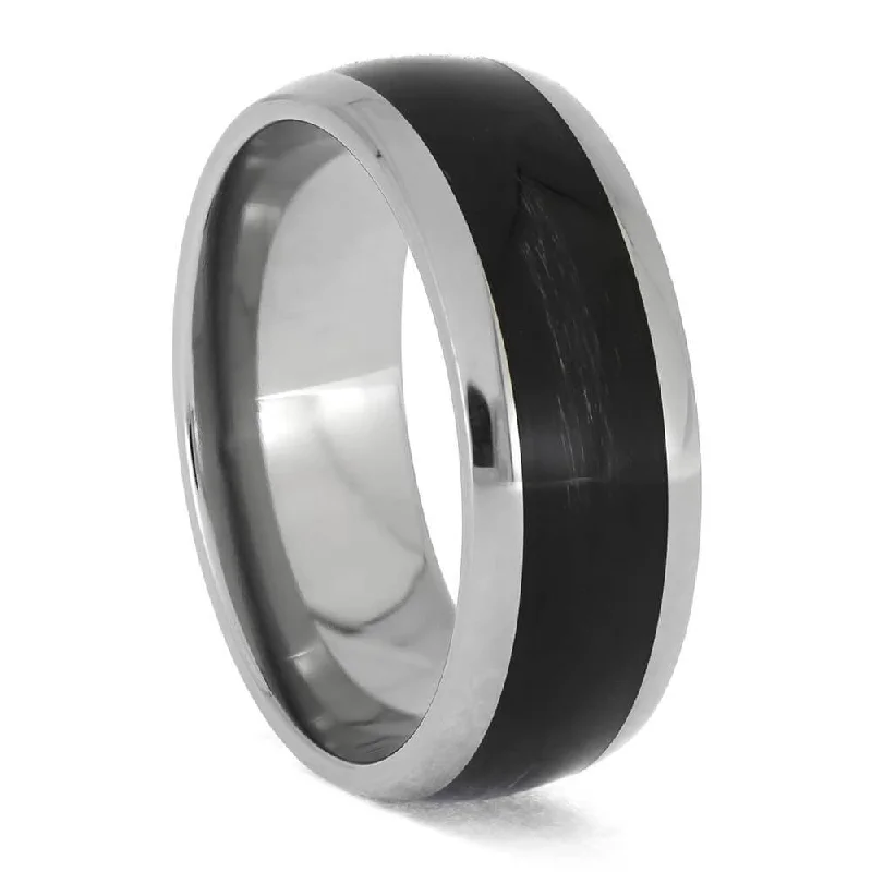 Dacron Black Bowstring in Titanium Band