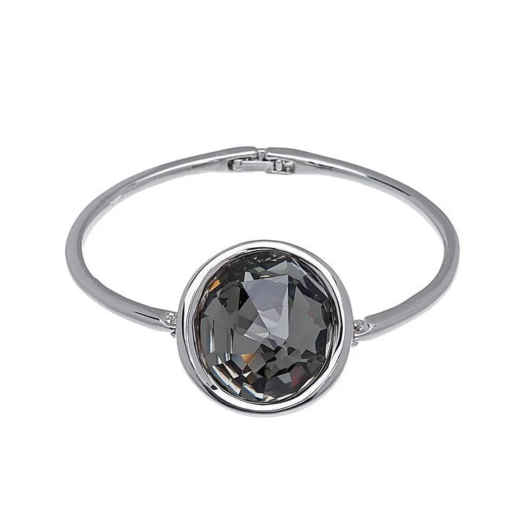 Bezel Bangle with Swarovski Crystal