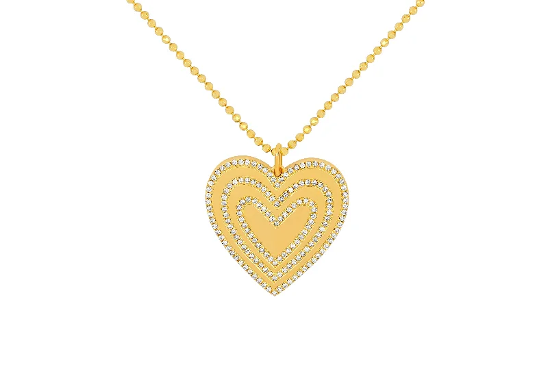 Diamond Love Struck Necklace