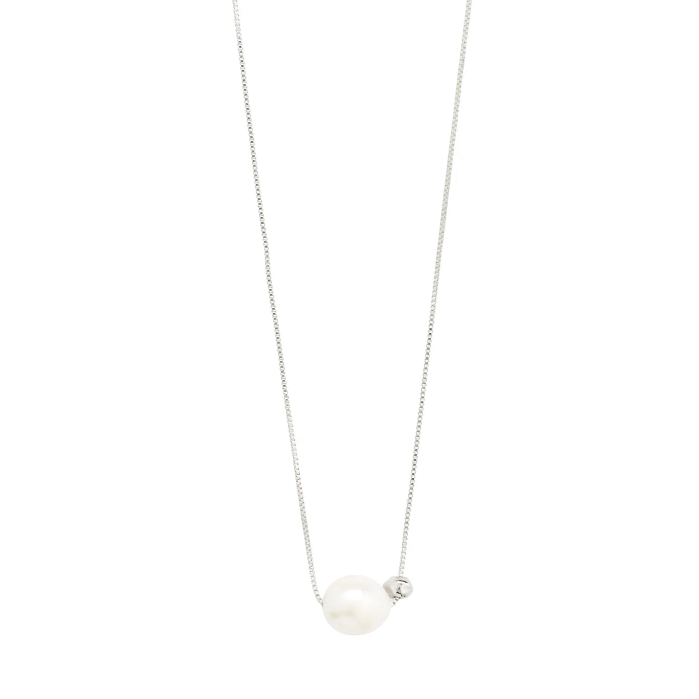 Trust Silver Plated Pearl Necklace