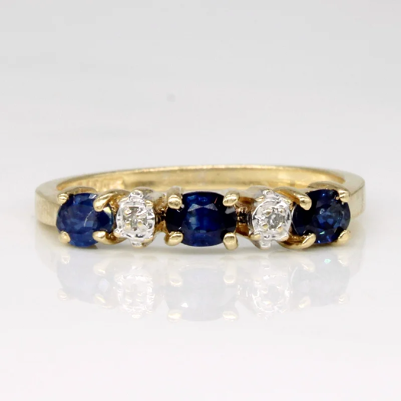 Sapphire & Diamond Ring | 0.60ctw, 0.01ctw | SZ 6.75 |