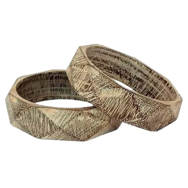 NOVICA Handmade Vintage Forest Mango Wood Bangles, Set of 2 (India)