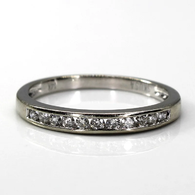 Channel Set Diamond Band | 0.17ctw | SZ 6.75 |