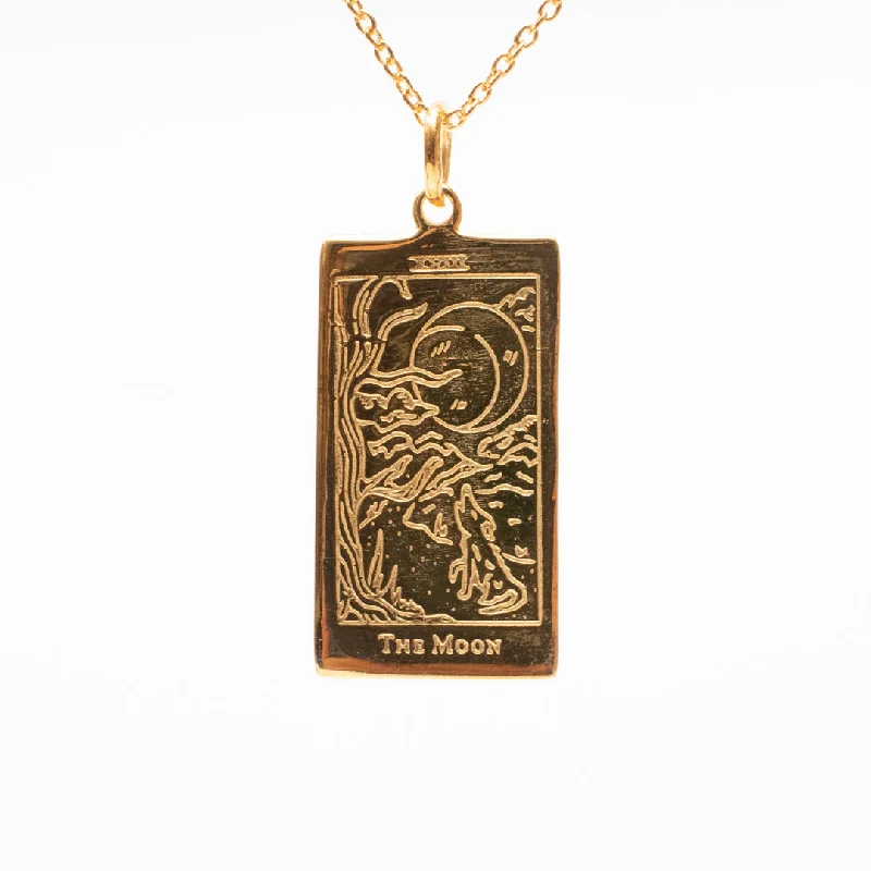 The Moon Tarot Necklace