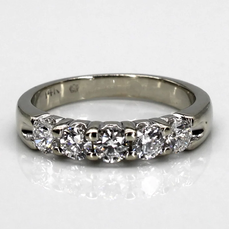 Five Stone Diamond Band | 0.55ctw | SZ 7.25 |