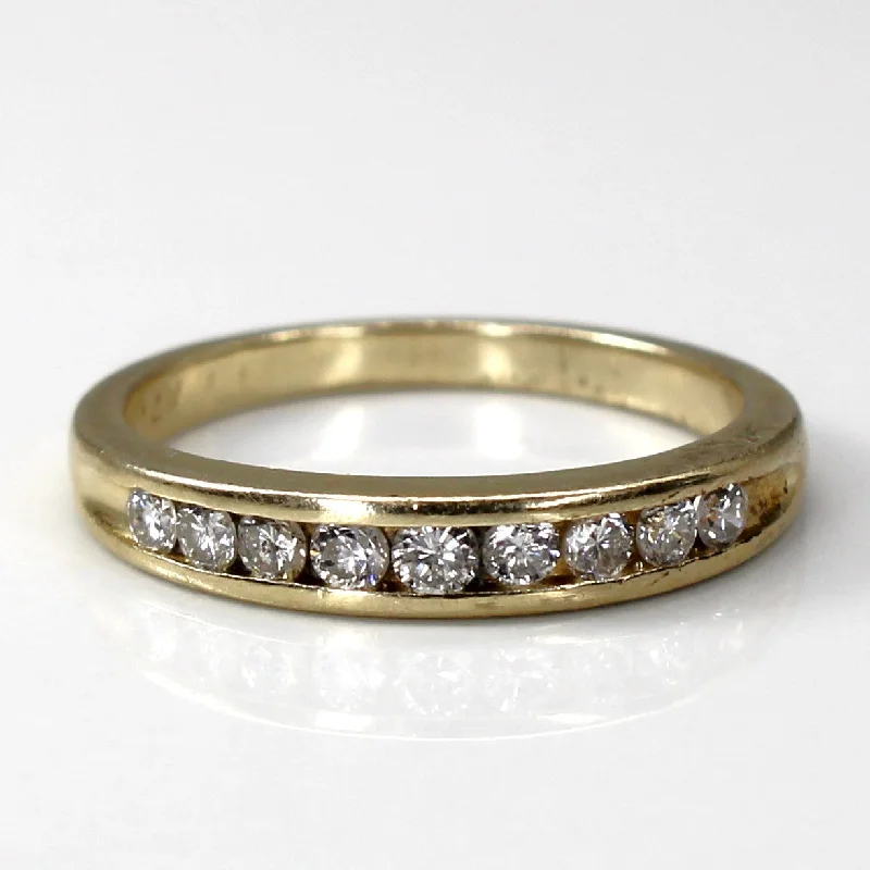 Channel Set Diamond Band | 0.20ctw | SZ 4.5 |