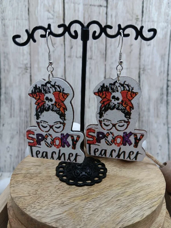 Spooky Teacher Earrings