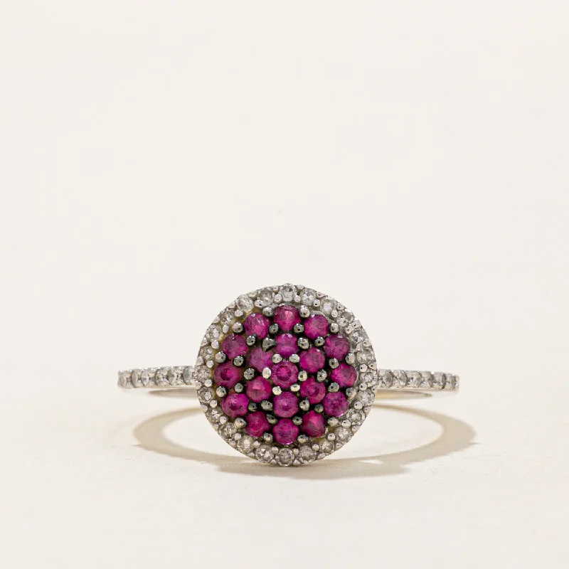 'Effy' Pink Sapphire & Diamond Ring | 0.38ctw, 0.18ctw | SZ 5.75 |